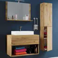 Clearance Badmöbel Set Holzoptik Cudalo Badmöbel Sets