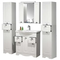 Badmöbel Set Landhausstil Exmadura*Pharao24 Outlet