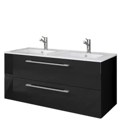 Best Badmöbel Set schwarz Cardos Badmöbel Sets