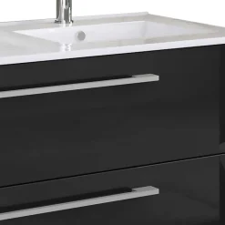 Best Badmöbel Set schwarz Cardos Badmöbel Sets