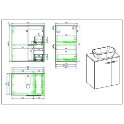 Badmöbelkombination Wurion Badmöbel Sets