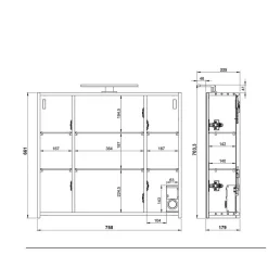 Badmöbelkomplettset Elise*Pharao24 Discount
