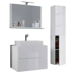 Hot Badmöbelkomplettset hängend Lorencia Badmöbel Sets