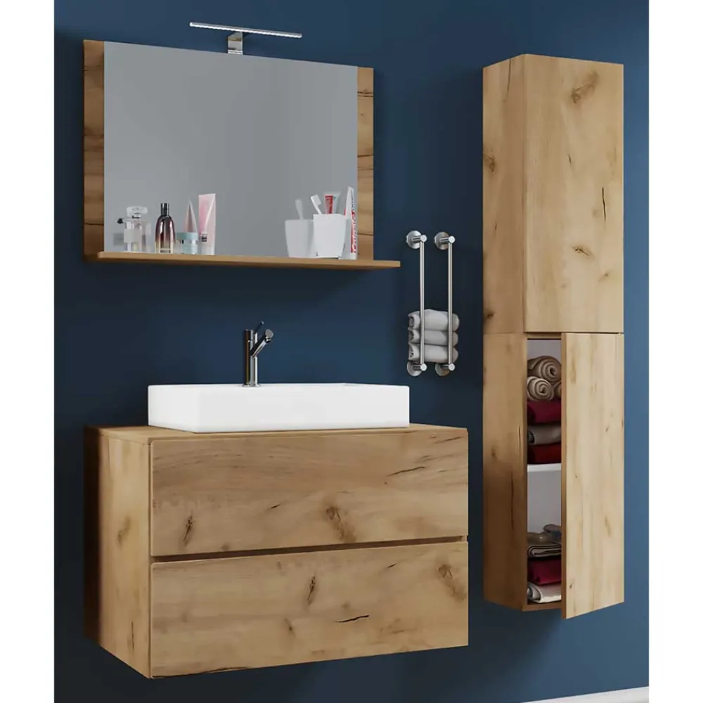 Sale Badmöbel-Set Holzoptik Cudalo Badmöbel Sets