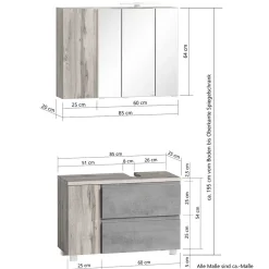 Badmöbelset Lactona*Pharao24 Outlet