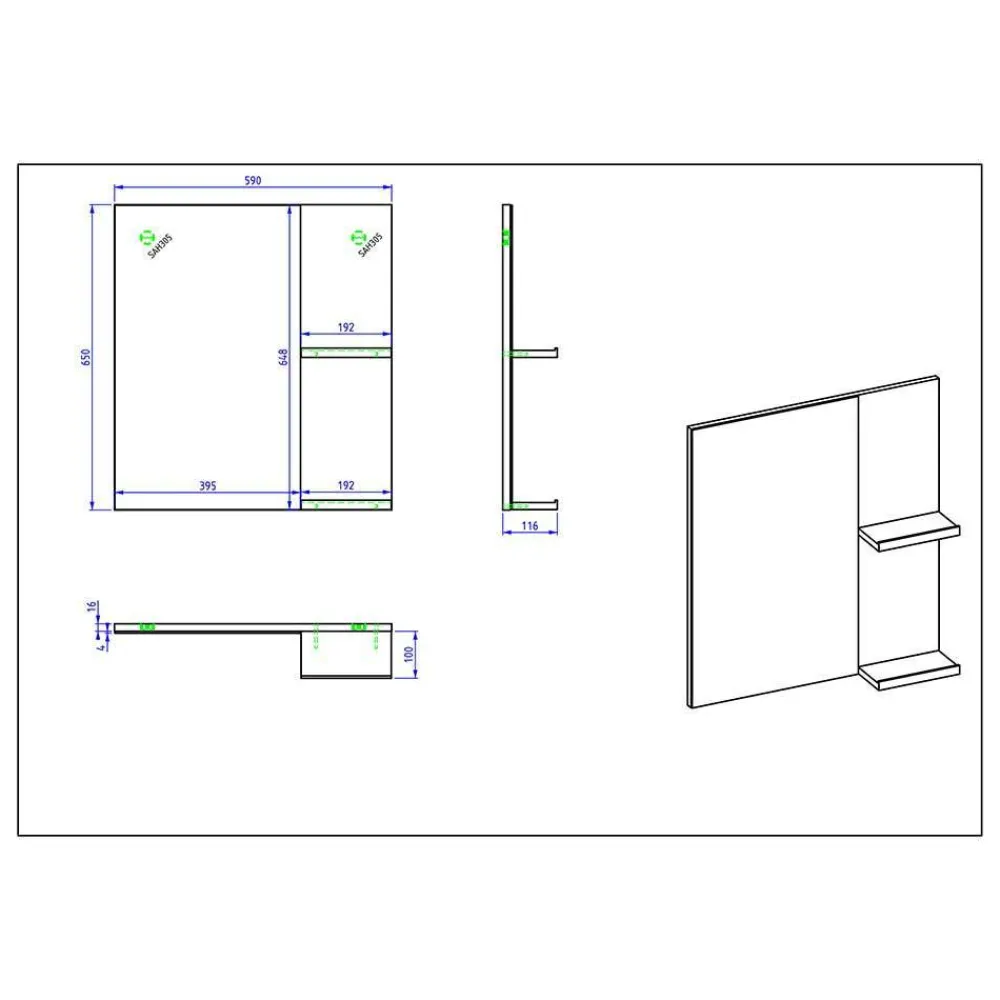 Badmöbelset Nushivon*Pharao24 Clearance