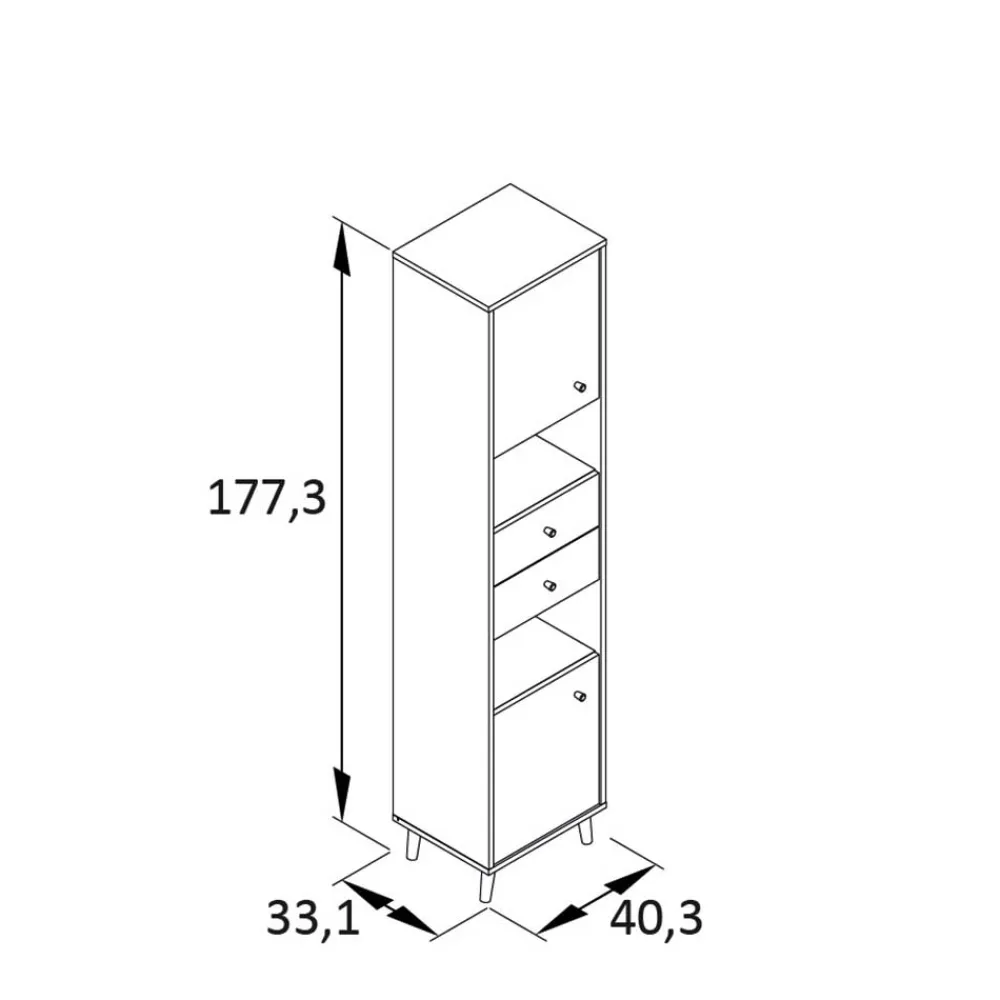 Badseitenschrank Zytona*Pharao24