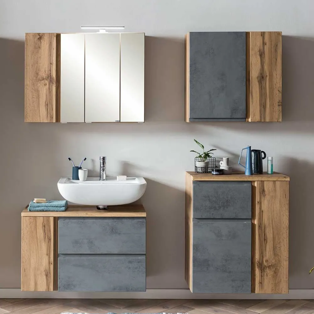 Badset mit Spiegelschrank Tagma*Pharao24 Online