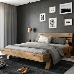 Balkenbett massiv Robert*Pharao24 Sale