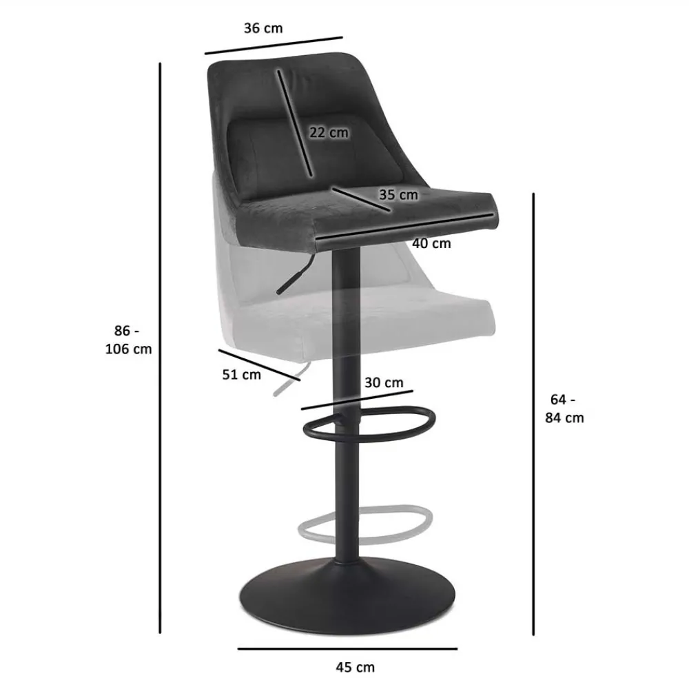 Barhocker Ernezza Barhocker|Küchenhocker