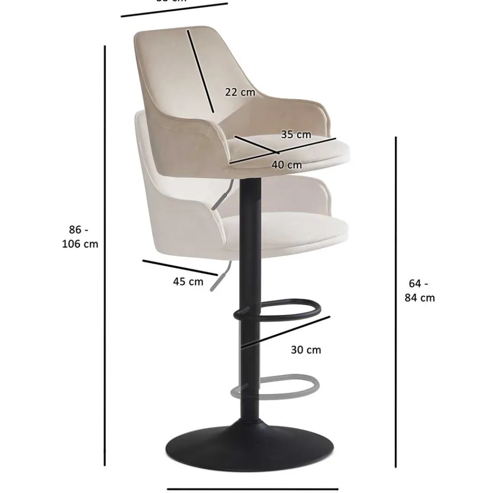 Hot Barhocker Merlin Barhocker|Küchenhocker