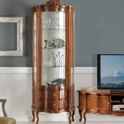 New Barock Design Wohnwand Assolato Wohnzimmerschrank|Massivholz Wohnwände