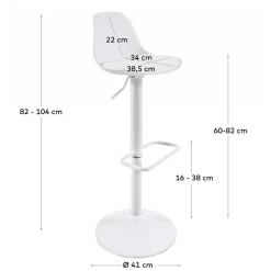 Clearance Barstühle Greeno Sitzhocker