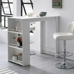 Outlet Bartisch in Weiß Salverna Barmöbel