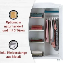 Outlet Bauernschrank Valuta Massivholz Schränke|Kleiderschränke