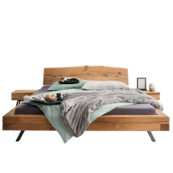 Clearance Baumkanten Balkenbett Domago Massivholzmöbel|Doppelbetten