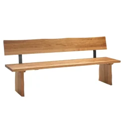 Baumkanten Esszimmerbank Flacon Massivholzmöbel|Küchenbank