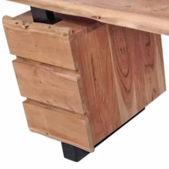 Sale Baumkanten Schreibtisch Ladacia Massivholztische|Computertische