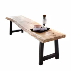 Baumkanten Sitzbank Ortensia Küchenbank|Holzbänke