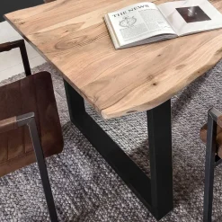 New Baumkantentisch Verinaros Massivholztische|Küchentisch