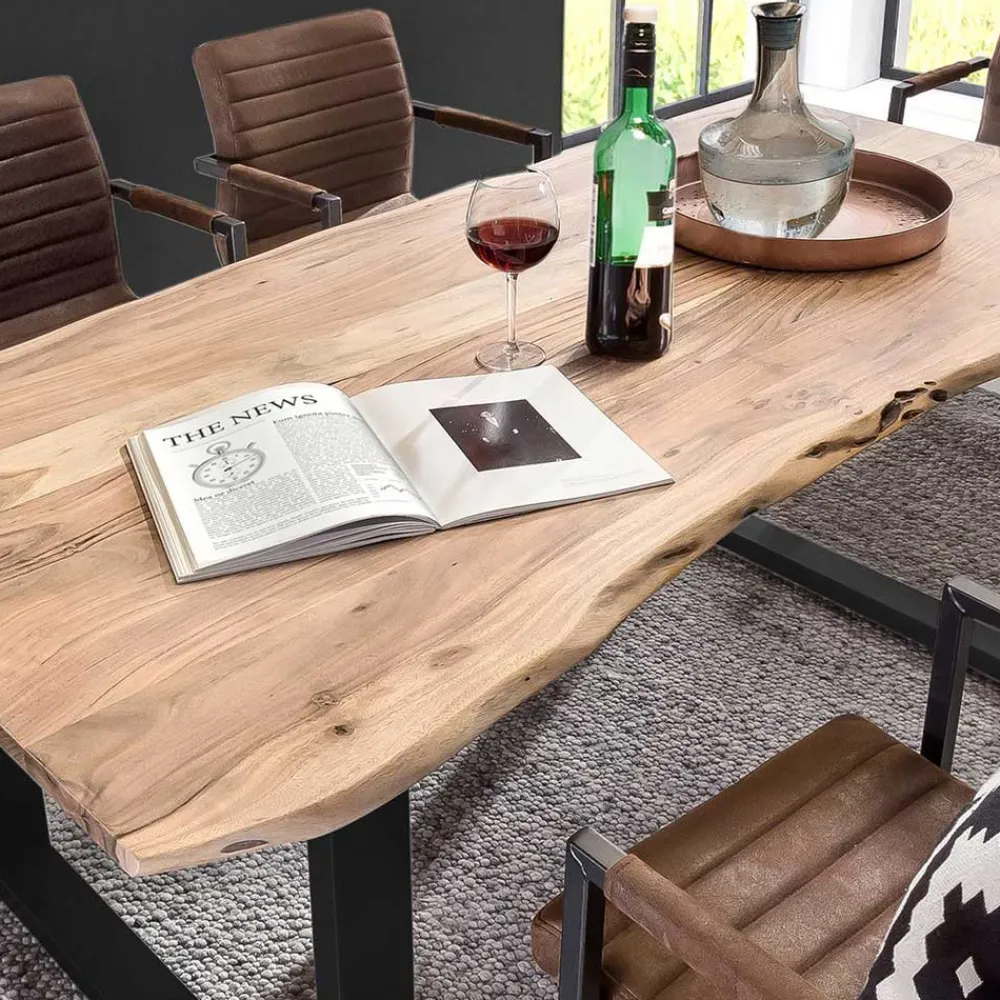 New Baumkantentisch Verinaros Massivholztische|Küchentisch