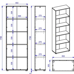 Bücherregal Clora*Pharao24 Clearance