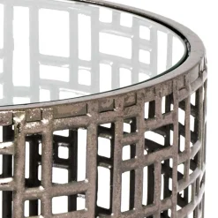 Outlet Beistelltisch Litta Glastische