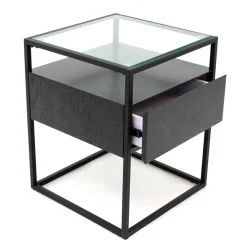 Online Beistelltisch mit Schublade Onessy Glastische