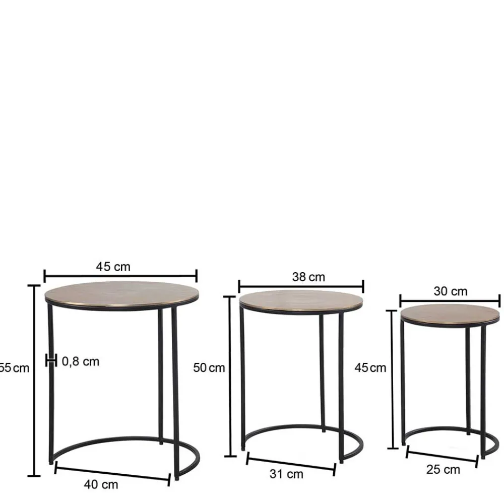 Beistelltisch Satz Nurziana*Pharao24 Online