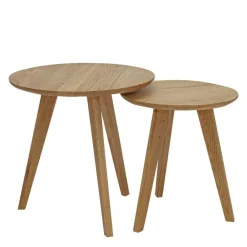 New Beistelltisch Set Done Wohnzimmertisch|Massivholztische