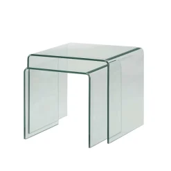 Sale Beistelltisch Set Streeter Glastische