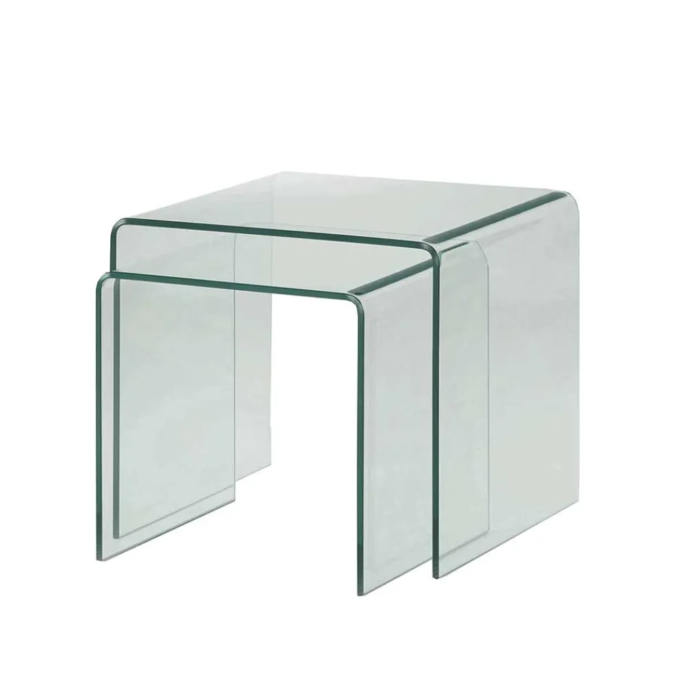 Sale Beistelltisch Set Streeter Glastische