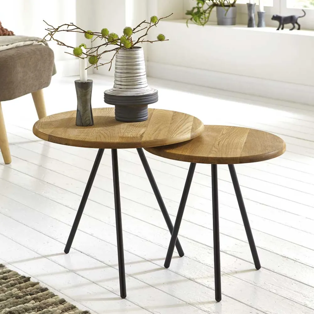 Hot Beistelltische Cyliane Beistelltische|Massivholztische