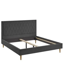 Clearance Bett Anthrazit Vesperanza Doppelbetten|Einzelbetten