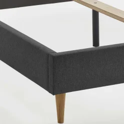 Clearance Bett Anthrazit Vesperanza Doppelbetten|Einzelbetten