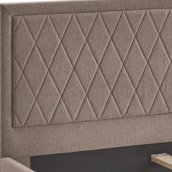 Clearance Bett Hellbraun Jeans Polsterbetten