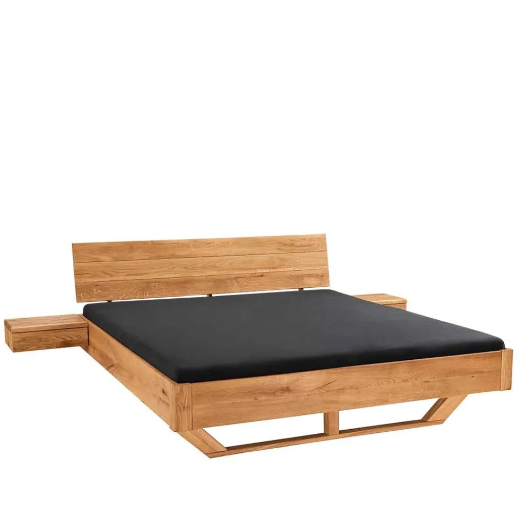 Discount Bett mit Holzkufe Tamyno Massivholzmöbel|Doppelbetten