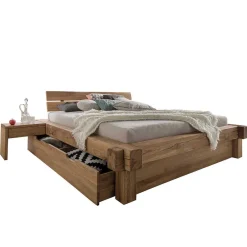 Discount Bett Samira Massivholzmöbel|Balkenbett