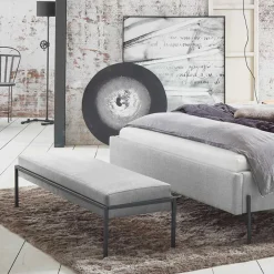 Best Bettbank Grau Ainbola Schlafzimmerbänke|Polsterbänke