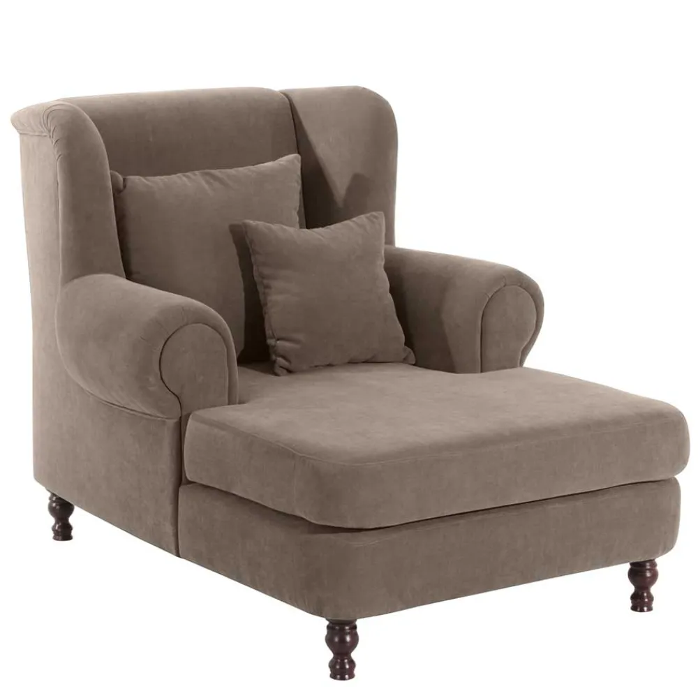 Hot Big Sessel Beigegrau Salzungen Ohrensessel