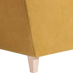 Hot Big Sessel gelb Velours Mason Wohnzimmer Sessel|Esszimmersessel