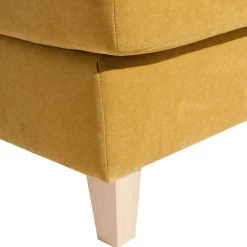 Hot Big Sessel gelb Velours Mason Wohnzimmer Sessel|Esszimmersessel