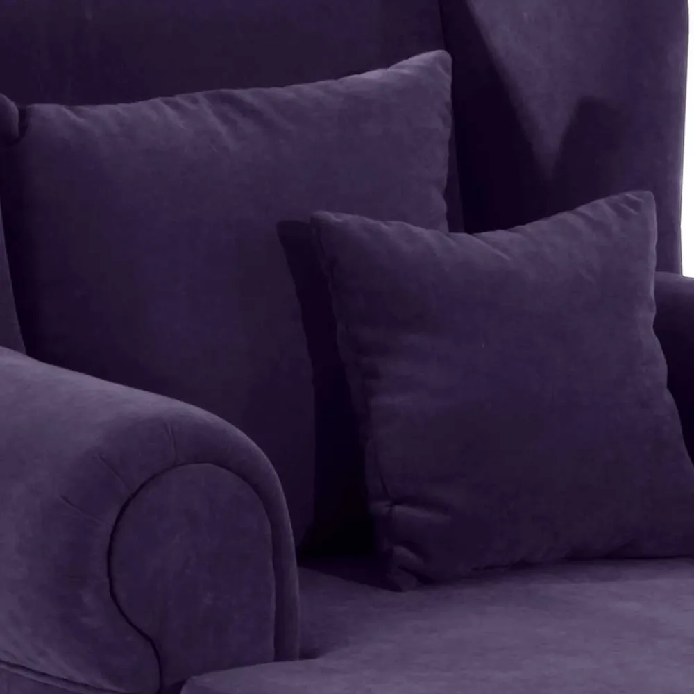 Online Big Sessel Violett Vereny Ohrensessel