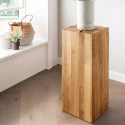 Block Beistelltisch Camilla Massivholzmöbel|Telefontische