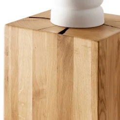 Block Beistelltisch Camilla Massivholzmöbel|Telefontische