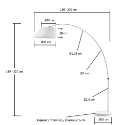 Sale Bogenleuchte Daroncas Lampen Und Leuchten