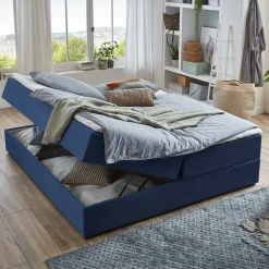 Discount Boxbett ohne Kopfteil Waterback Funktionsbetten|Schubkastenbetten