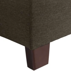 Brauner Polsterhocker Zyrano*Pharao24