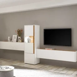 Outlet Breite Wohnwand Rascian Moderne Wohnwände|Wohnwand 350 Cm