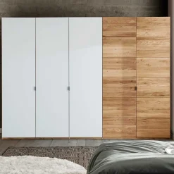 Sale Breiter Kleiderschrank Mysore Massivholz Kleiderschränke|Massivholz Schränke